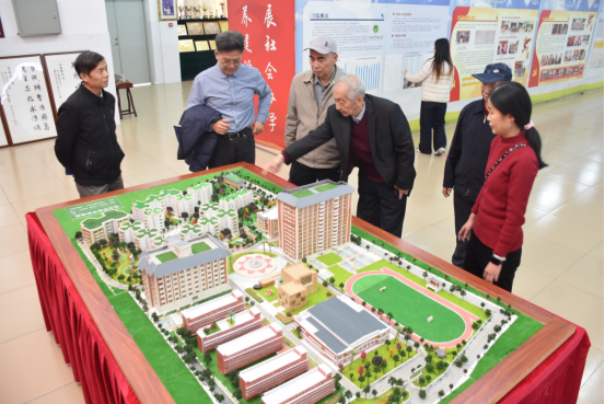 省老教授协会领导莅临我校参观交流